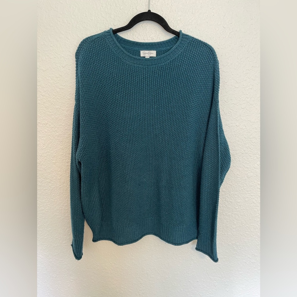 EUC Jessica Simpson Sweater in Pretty Teal Color